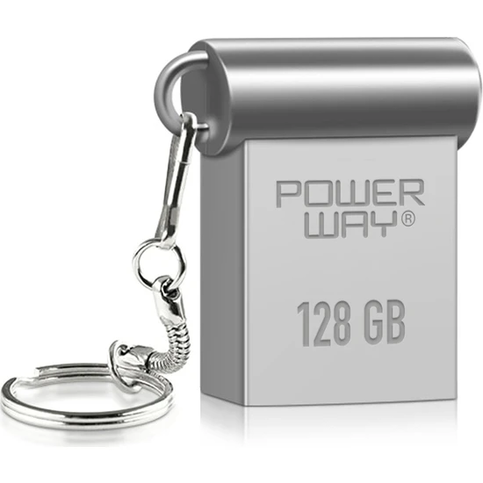 Powerway 128Gbfb Flash Bellek Mini Metal 128Gb 3.0 - 3