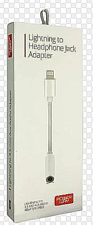 POWERWAY AC03 LİGHTNİNG TO AUX ÇEVİRİCİ KABLOSU 3.5mm - 1