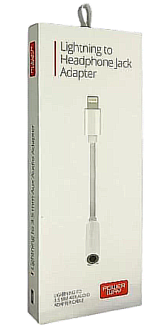 POWERWAY AC06 LİGHTNİNG TO AUX ÇEVİRİCİ KABLOSU 3.5mm (AC06) - 1