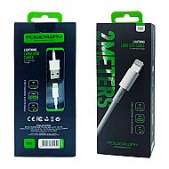 POWERWAY BX08 LİGHTNİNG ŞARJ VE DATA KABLOSU 2.0A 2m - POWERWAY (1)
