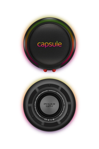 Powerway Capsule Wifi Bluetooth Speaker Siyah - 3