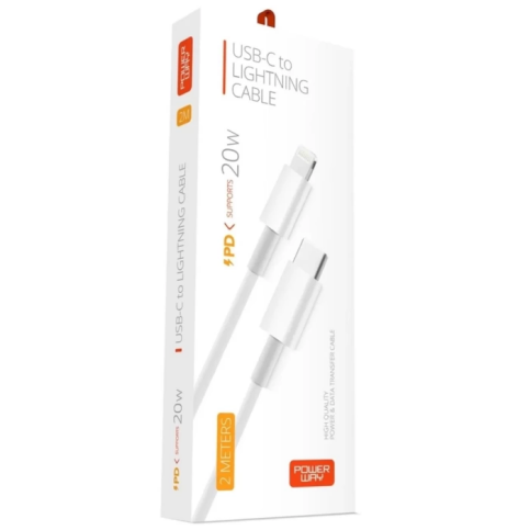 Powerway Pp022 Usb To Lightning Şarj Ve Data Kablosu 2M - 1