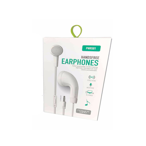 Powerway Pwr501 Kulak İçi Mikrofonlu Kulaklık Beyaz - 1