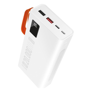 Powerway Qc20 20.000 Mah Powerbank Dijital Göstergeli Mikro Usb Lightnening Type C Girişli 22.5W Beyaz - POWERWAY (1)