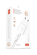 POWERWAY RXS30 TYPE-C TO USB C-C HIZLI ŞARJ SETİ PD 25W - POWERWAY