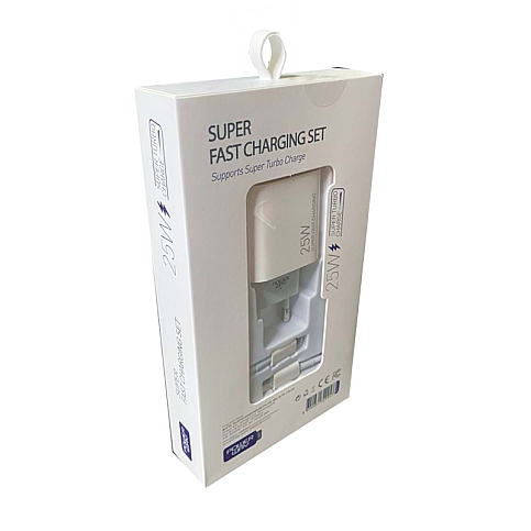 POWERWAY S25S TYPE-C SÜPER HIZLI ŞARJ SET 25W - 1
