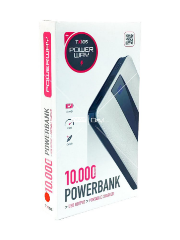 Powerway Tx105 10.000 Mah Powerbank Çift Usb Girişli (Mikro Usb Kablo) - 1