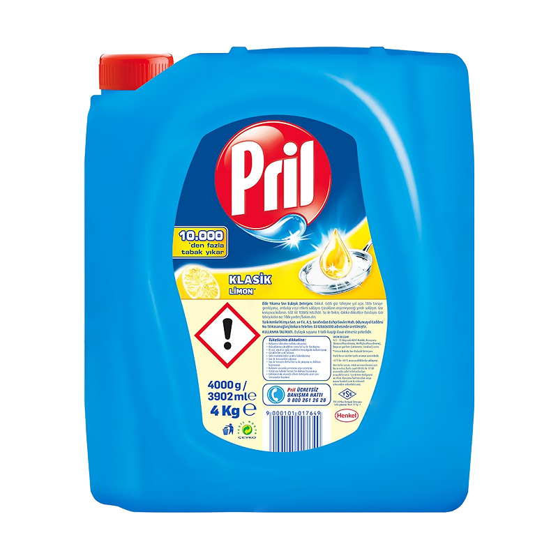 PRİL SIVI BULAŞIK DETERJANI 4kg