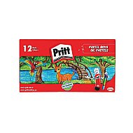 PRİTT PASTEL BOYA 12 RENK KARTON KUTU (1048061) - PRİTT