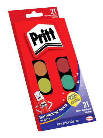 Pritt Sulu Boya Büyük Tablet 21 Renk (1671703) - 1