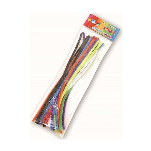 Puti 4407 Renkli Şönil 30cm 25li - 1