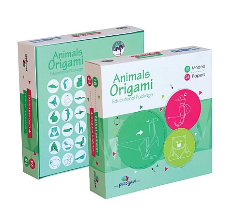 Puzzgami Pz-017 Origami Kağıdı Seti 15x15 Animals - 3