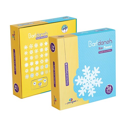 Puzzgami Pz-022 Origami Kağıdı Seti 15x15 Barfdaneh Kar Tanesi - 2