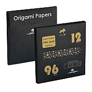 Puzzgami Pz-030 Origami Kağıdı 15x15 96 Yaprak Altın Siyah - PUZZGAMİ (1)