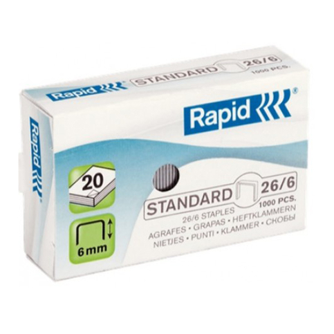 Rapid 248613 Zımba Teli No:26/6 1M Standart Tekli Kutu - 1