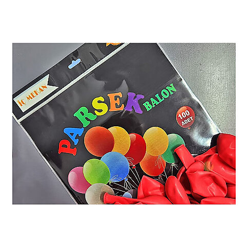 RASYONEL BALON KIRMIZI 100LÜ (6328) - 1