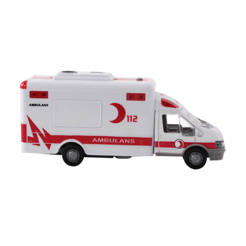 Done Pilli Metal Ambulans Işıklı (Fr30211) - 1