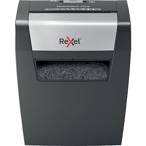 REXEL X308 MOMENTUM EVRAK İMHA MAKİNESİ 5x42mm ÇAPRAZ KESİM 325x343x229mm 15lt (P-3)(2104570EU) - 1