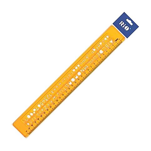 RİO 805 ÜNİVERSAL YAZI ŞABLONU 30cm - 1