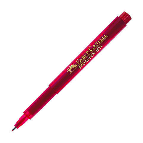 Faber-Castell Broadpen Roller Kalem Kırmızı (5020155421) - 3