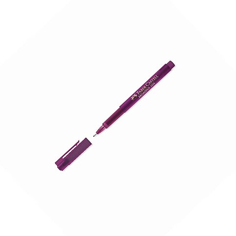 FABER-CASTELL BROADPEN ROLLER KALEM MAGENTA (5020155437) - 1