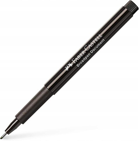 FABER-CASTELL BROADPEN ROLLER KALEM SİYAH (5020155499) - 1