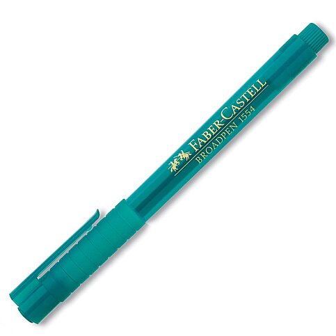 FABER-CASTELL BROADPEN ROLLER KALEM TURKUAZ (5020155456) - 1
