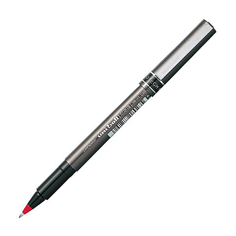 UNİ UB-155 MİCRO DELUXE ROLLER KALEM 0.5 KIRMIZI - 1