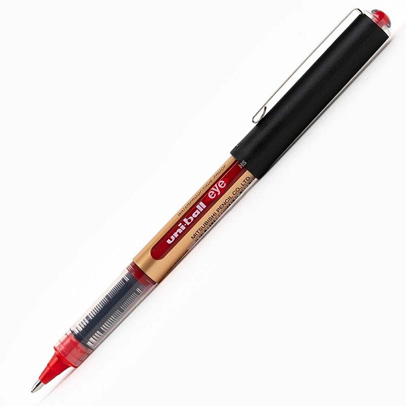 UNİ UB-150 EYE BROAD ROLLER KALEM 1.0 KIRMIZI