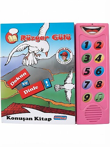 EKİCİ YAYINLARI DOKUN VE DİNLE RÜZGAR GÜLÜ SESLİ KİTAP-UĞUR KÖSE - 1