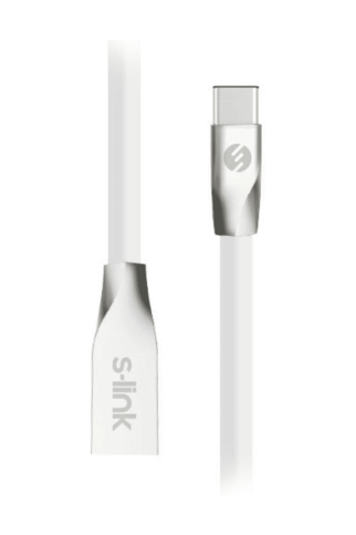 S-Link Sw-C705 2A Type-C Data+Şarj Kablosu Beyaz - 1