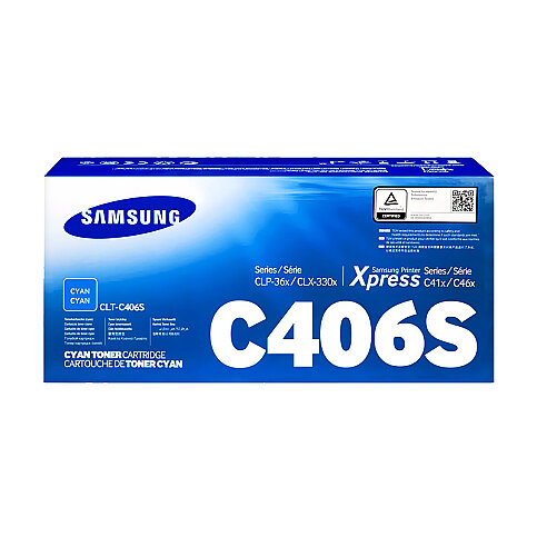 SAMSUNG CLT-C406S MAVİ TONER 1000 SAYFA (CLX3305FN CLP365W) - 1