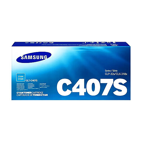 SAMSUNG CLT-C407S MAVİ TONER 1000 SAYFA (CLP325 CLP320 CLP3185) - 1