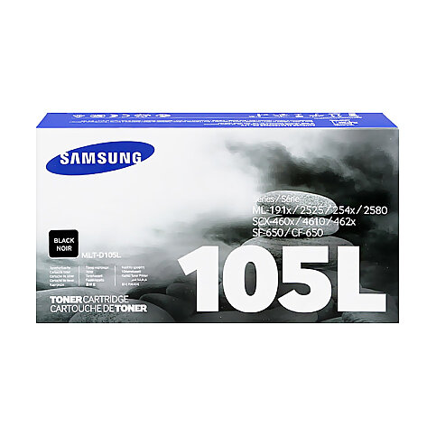 SAMSUNG MLT-D105L SİYAH TONER 2500 SAYFA (ML1915 ML2580N SCX4600 SCX4623FN SF650P) - 1