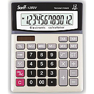 SARFF 1200V MASA ÜSTÜ HESAP MAKİNESİ 12 HANE (153 06 105) (15306105) - SARFF