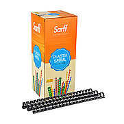 SARFF PLASTİK SPİRAL 38mm SİYAH 50Lİ (15312077) - SARFF