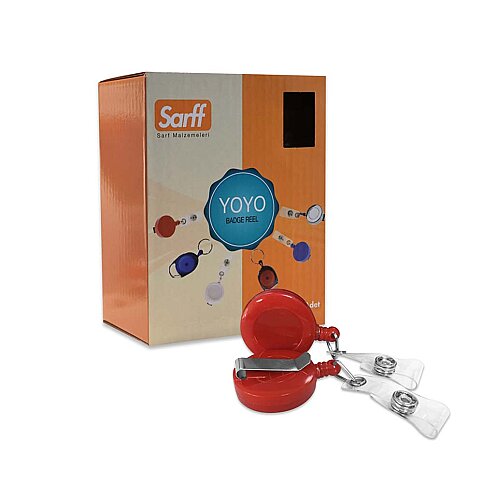 SARFF EKONOMİK YUVARLAK KANCALI YOYO KIRMIZI 25Lİ (15311048) - 1