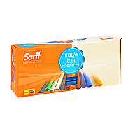 SARFF GENİŞ DOSYA SIRTLIĞI 15mm MAVİ 100LÜ (15203018) - SARFF