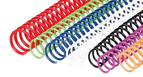 SARFF HELEZON PLASTİK SPİRAL 4/1 8mm ŞEFFAF 200LÜ (15210007) - 1