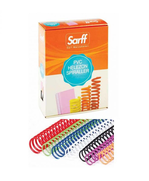 Sarff Helezon Plastik Spiral 4/1 8mm Şeffaf 200lü (15210007) - 2
