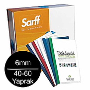 SARFF ISISAL CİLT KAPAĞI 6mm BEYAZ 100LÜ (15316013)