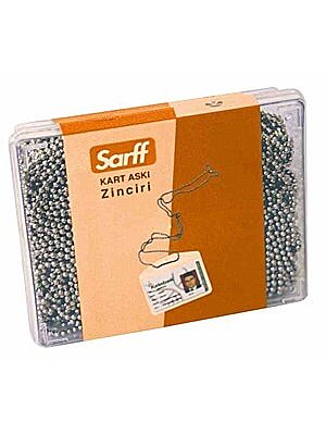 SARFF KART ASKI ZİNCİRİ 75cm METAL 100LÜ (15323057)