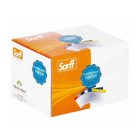 Sarff Kart Poşeti 10X14.5Cm Şeffaf 100Lü (15207032) - 1