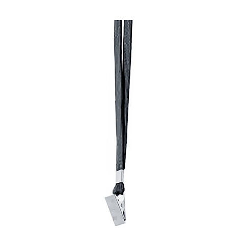 SARFF METAL KLİPSLİ KART ASKI İPİ GRİ 50Lİ (15311212) - 1