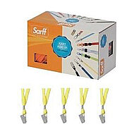 SARFF METAL KLİPSLİ KART ASKI İPİ SARI 50Lİ (15311211) - SARFF