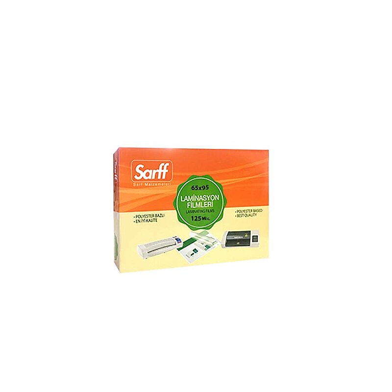 SARFF LAMİNASYON FİLMİ 65x95 125mic 100LÜ (15309021)