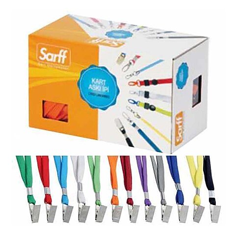 Sarff Metal Kancalı Telefon Askılı Asorti Kart Askı İpi Karışık Desen 1li (15211100) - 1