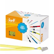 Sarff Metal Klipsli Kart Askı İpi Sarı 10Lu (15209057) - SARFF