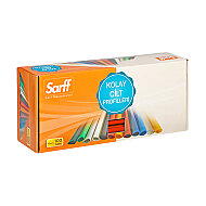 SARFF OVAL DOSYA SIRTLIĞI 10mm KIRMIZI 100LÜ (15203011) - SARFF