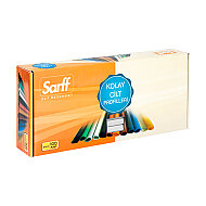 SARFF OVAL DOSYA SIRTLIĞI 6mm BEYAZ 100LÜ (15203002) - SARFF